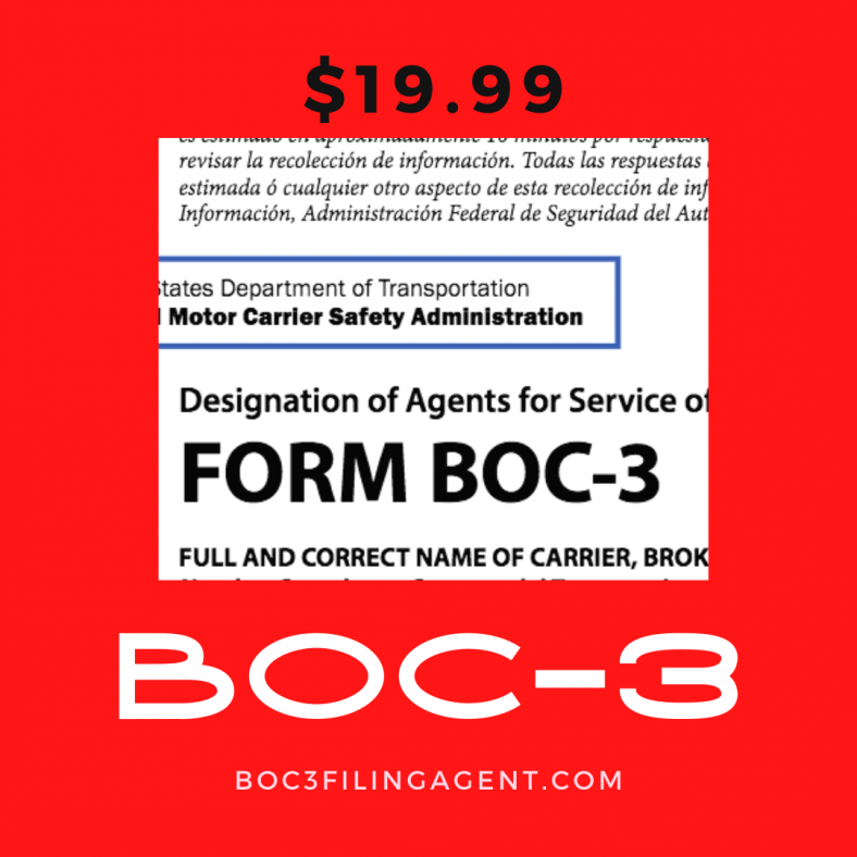Find Out How Much Does a BOC3 Cost BOC3 Filing Agent