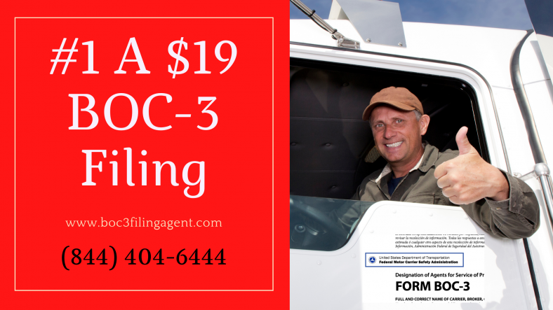 #1 A $19 BOC-3 Filing | Low Cost & Fast Turn Around